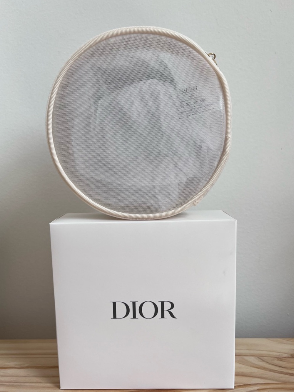 Dior Embroidered Butterfly Round Pouch - Picture 4 of 4